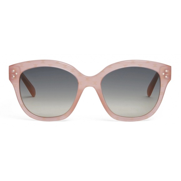 CELINE CL40167I NUDE/GOLD/BLUE GRADIENT TRIOMPHE MONOGRAM UNISEX SUNGLASSES - Picture 5 of 10